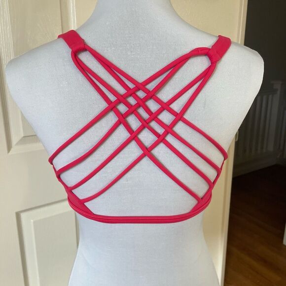 Lululemon Free To Be Bra (Wild) Calypso Pink Size 12 - Picture 5 of 11